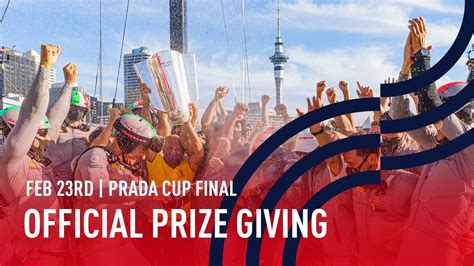 PRADA Cup: LIVE Official Prize Giving for Luna Rossa Prada Pirelli